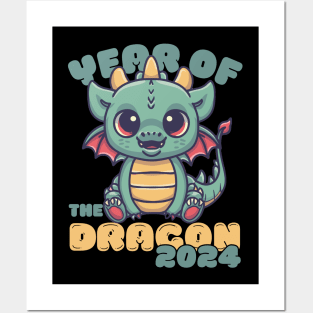 Year Of The Dragon Kawaii Posters and Art